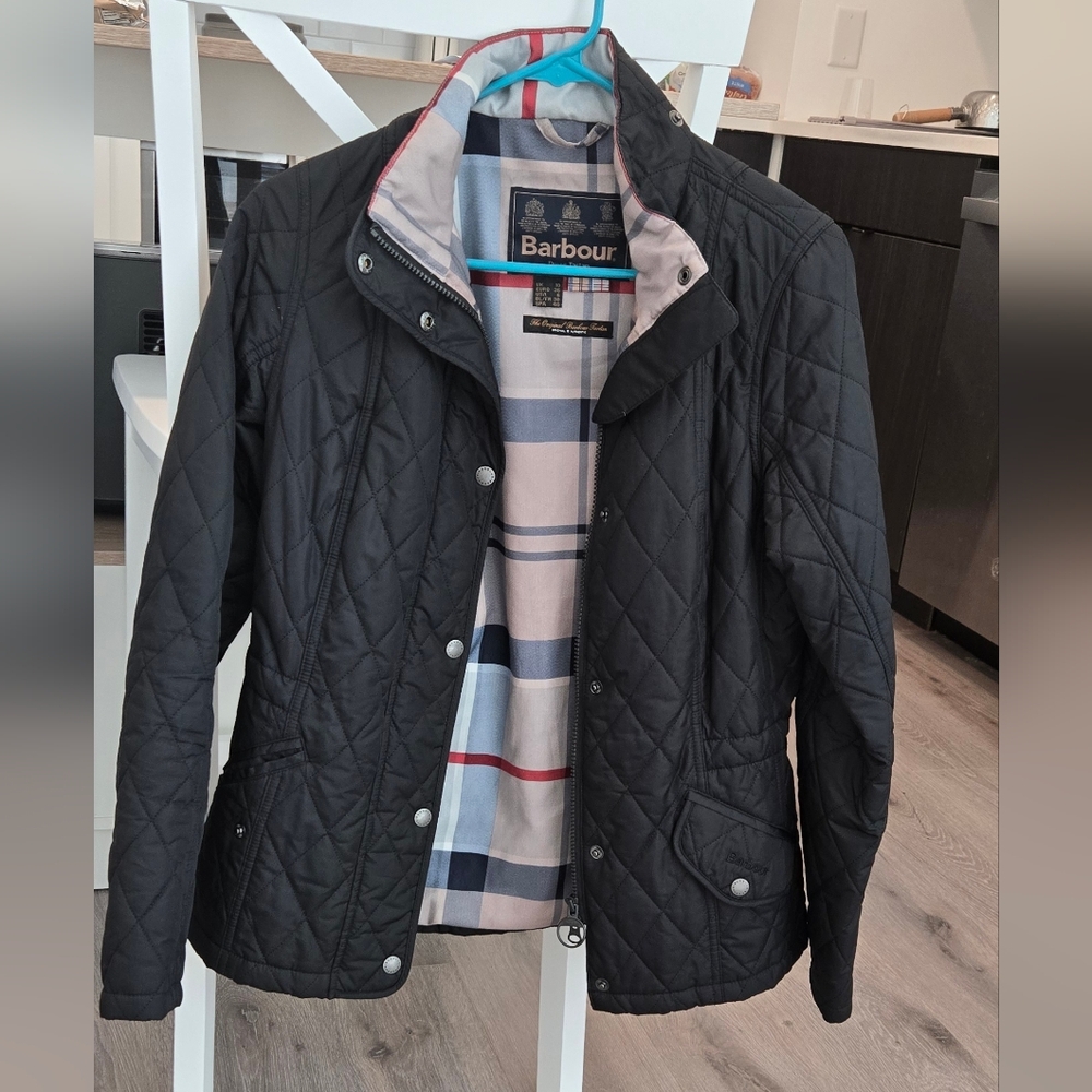 Barbour Women's Black Quilted Utility Jacket